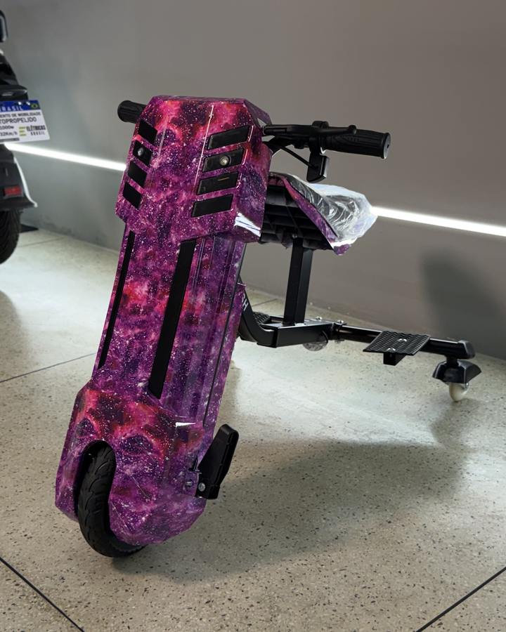 Drift Trike Elétrico na cor Roxo Galáxia na Elétricas Brasil, Anápolis, foto 2