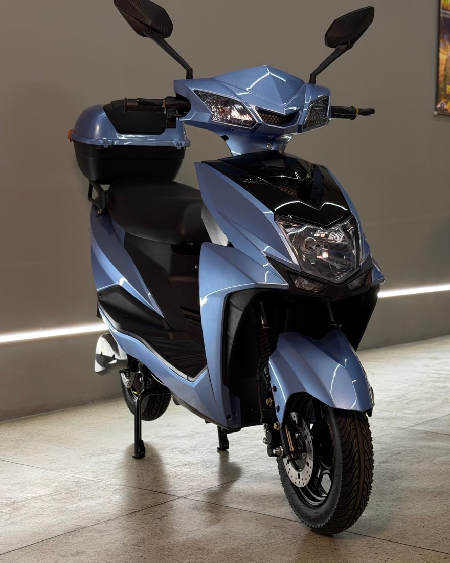 Scooter EVOMAX 1000W na cor Azul na Elétricas Brasil, Anápolis, foto 1