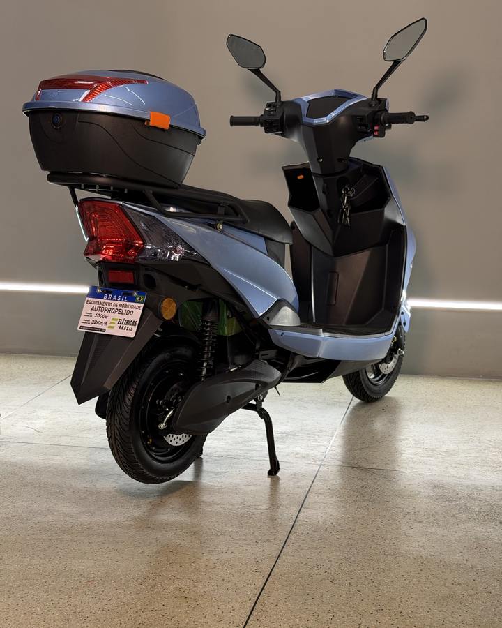 Scooter EVOMAX 1000W na cor Azul na Elétricas Brasil, Anápolis, foto 6