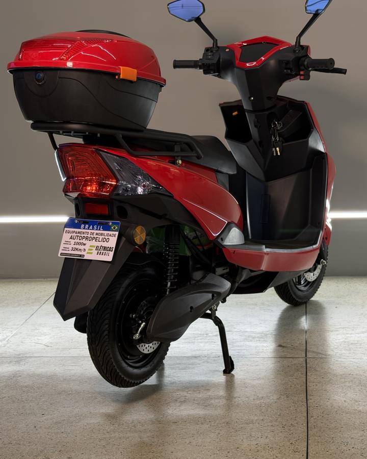 Scooter EVOMAX 1000W na cor Vermelha na Elétricas Brasil, Anápolis, foto 3