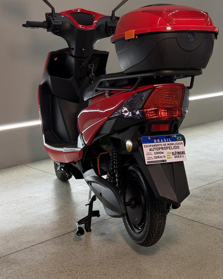 Scooter EVOMAX 1000W na cor Vermelha na Elétricas Brasil, Anápolis, foto 4