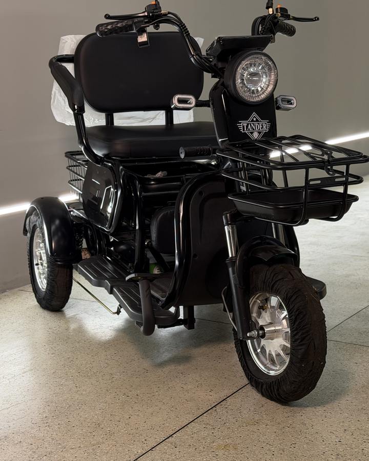 Triciclo Elétrico 1000W na cor Preto na Elétricas Brasil, Anápolis, foto 4