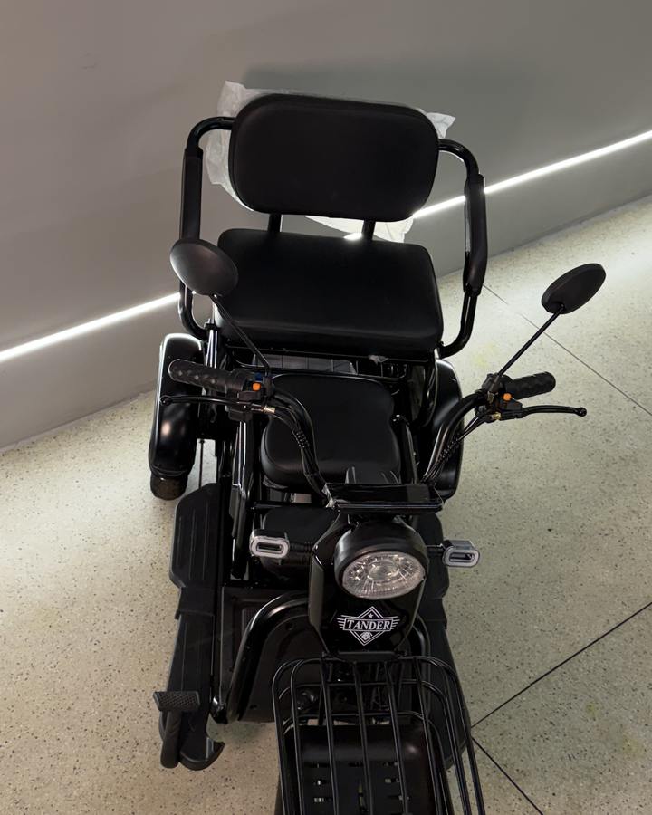 Triciclo Elétrico 1000W na cor Preto na Elétricas Brasil, Anápolis, foto 6