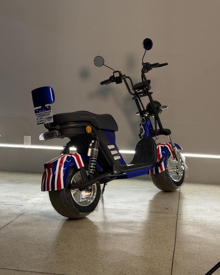 Scooter X13 1000W na cor Bandeira na Elétricas Brasil, Anápolis, foto 3