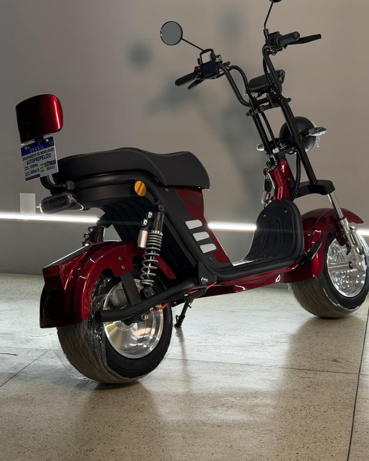 Scooter X13 1000W na cor Vinho na Elétricas Brasil, Anápolis, foto 3