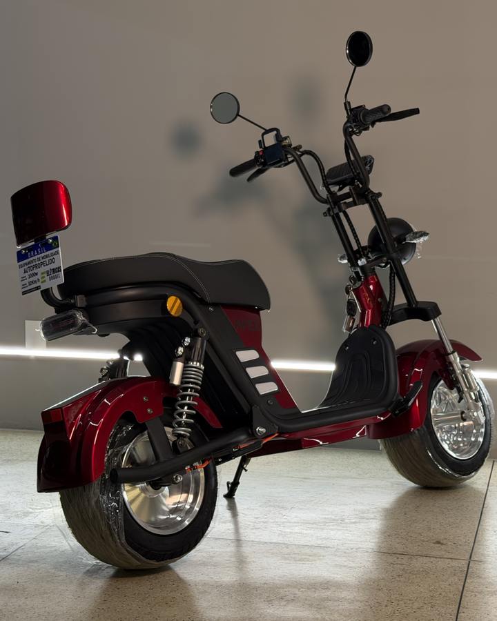Scooter X13 1000W na cor Vinho na Elétricas Brasil, Anápolis, foto 4