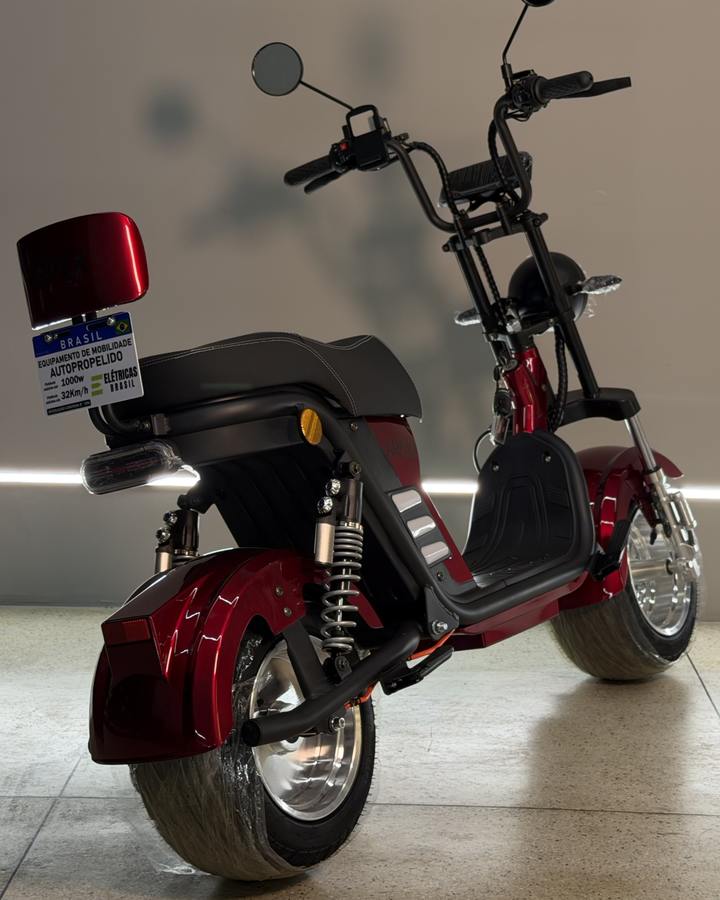 Scooter X13 1000W na cor Vinho na Elétricas Brasil, Anápolis, foto 5