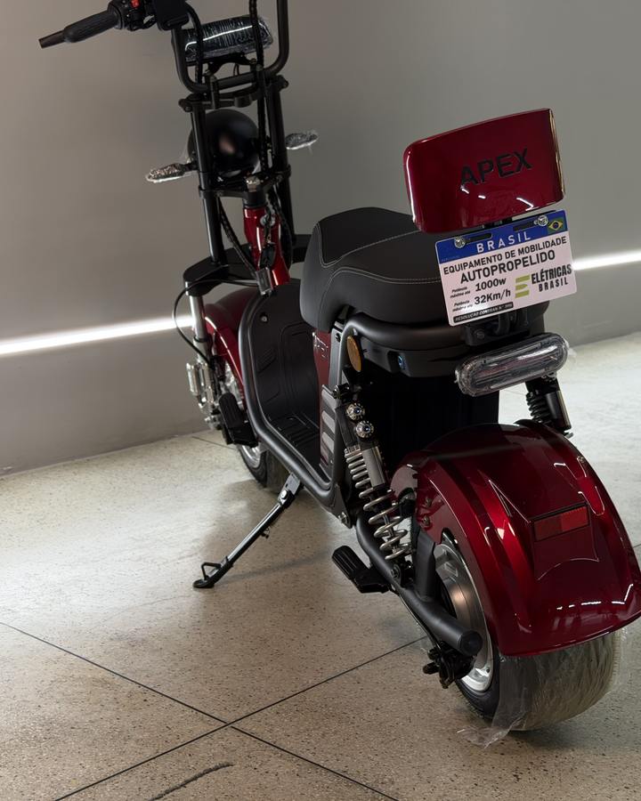 Scooter X13 1000W na cor Vinho na Elétricas Brasil, Anápolis, foto 6