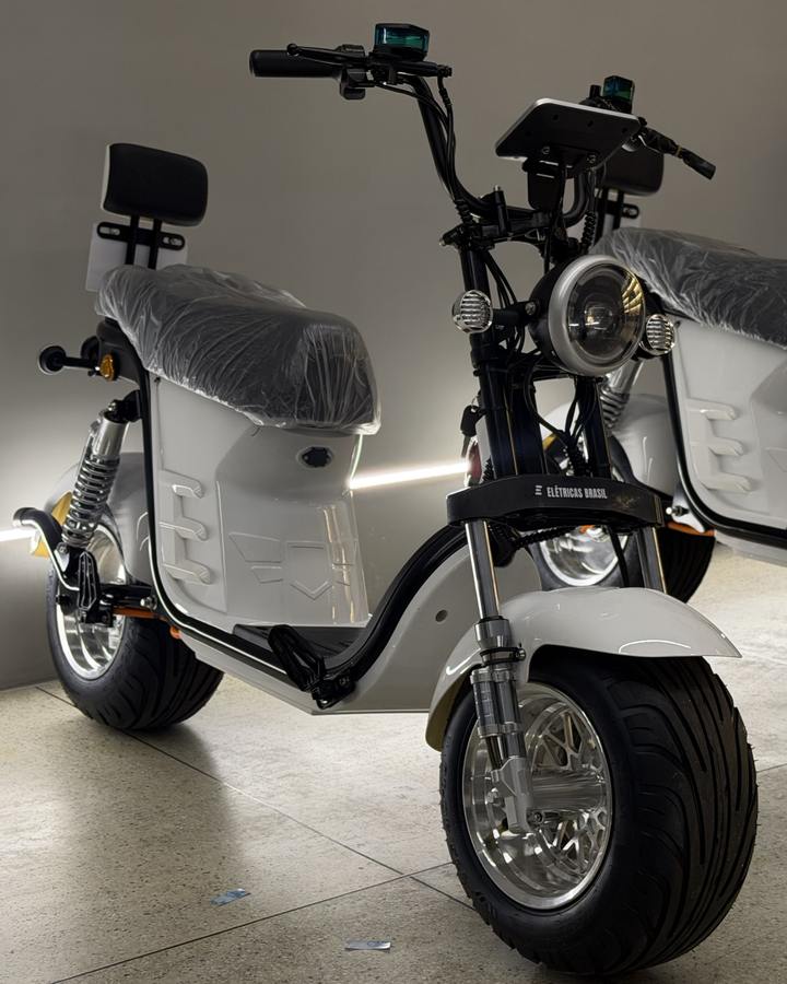 Scooter X13 PRO Sunset 1000W na cor Branca na Elétricas Brasil, Anápolis, foto 2