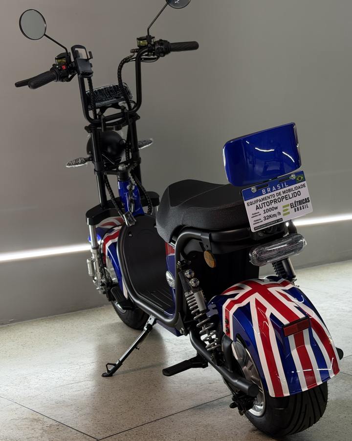 Scooter X18 PRO 1000W na cor Bandeira na Elétricas Brasil, Anápolis, foto 4