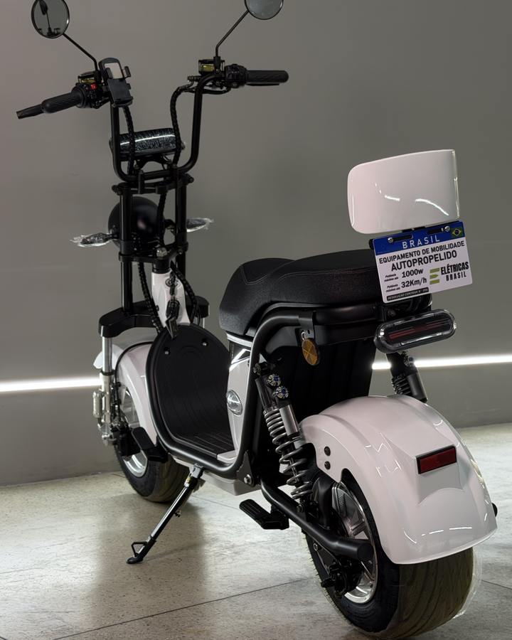 Scooter X18 PRO 1000W na cor Branca na Elétricas Brasil, Anápolis, foto 3