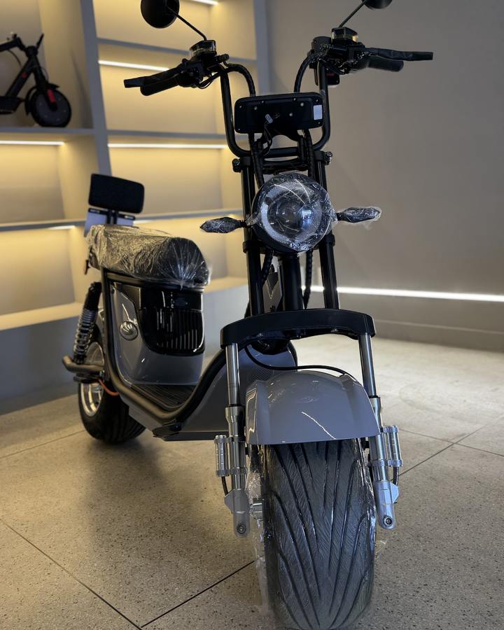Scooter X18 PRO 1000W na cor Cinza Cimento na Elétricas Brasil, Anápolis, foto 2