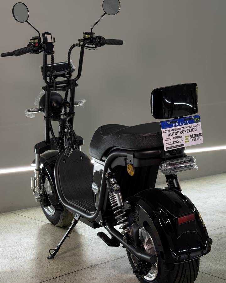 Scooter X18 PRO 1000W na cor Preta na Elétricas Brasil, Anápolis, foto 3