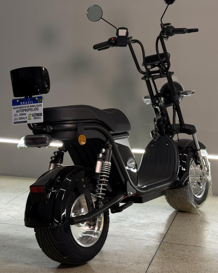 Scooter X18 PRO 1000W na cor Preta na Elétricas Brasil, Anápolis, foto 4